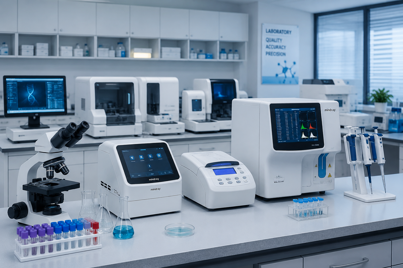 Modern medical laboratory equipment
